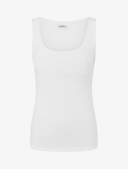 Débardeur classique uni - Blanc - 1