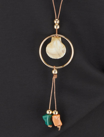 Top froncé sans manches à col rond - Noir - 3