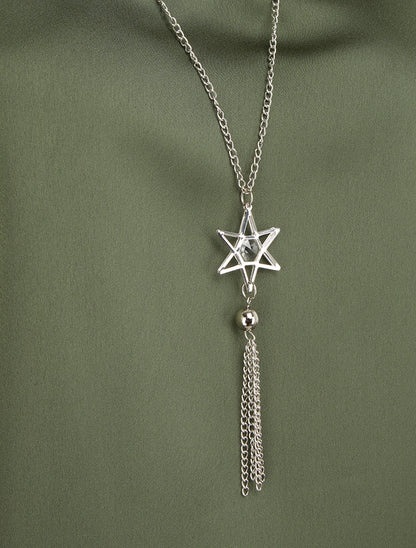 Top satiné sans manches à col bijou - Kaki - 3