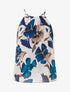 Top fluide imprimé floral - Marine - 1