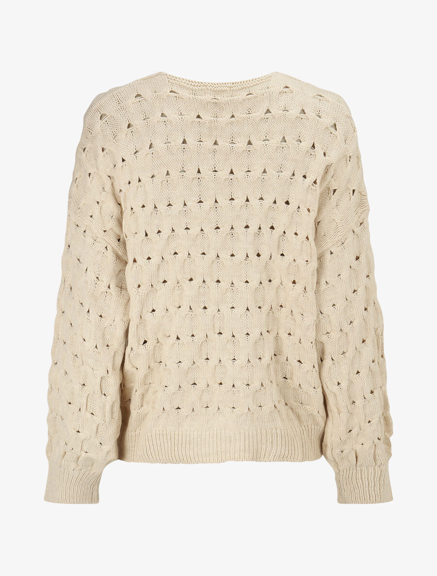 Gilet uni boutonné - Beige - 2