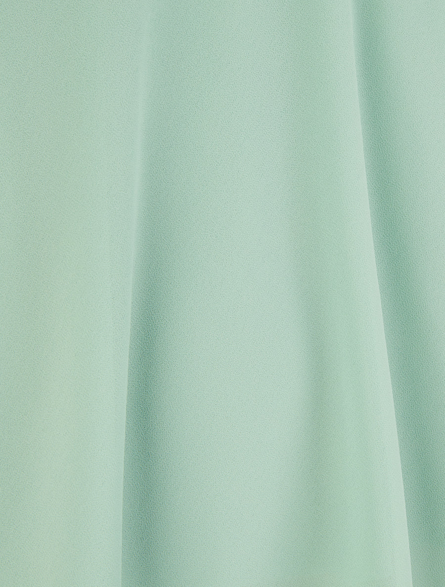 Caraco en voile à bretelles motif coeur - Vert d&