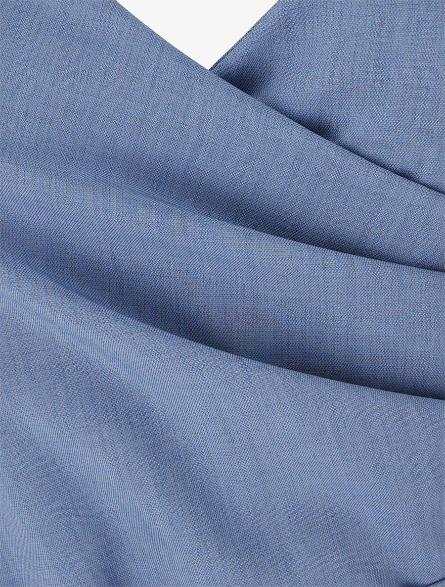 Combinaison droite à fines bretelles - Bleu - 3