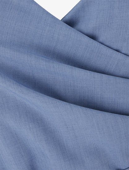 Combinaison droite à fines bretelles - Bleu - 3