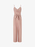 Combinaison droite à fines bretelles - Rose - 1