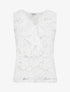 Top sans manches en dentelle - Blanc - 1