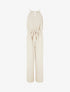 Combinaison ajourée à taille élastiquée - Beige - 1