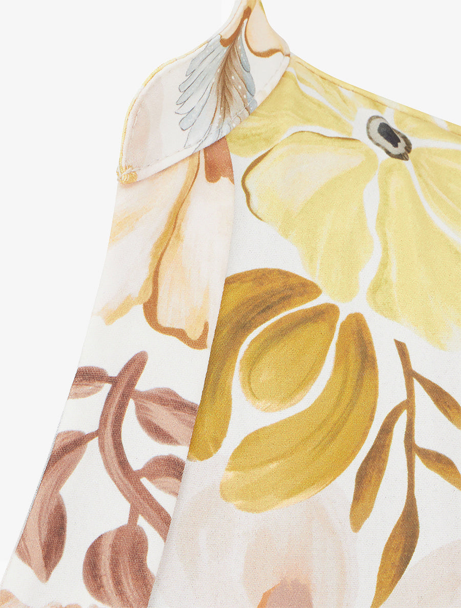 Top sans manches imprimé fleuri - Jaune - 3