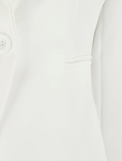 Blazer droit classique - Blanc - 3
