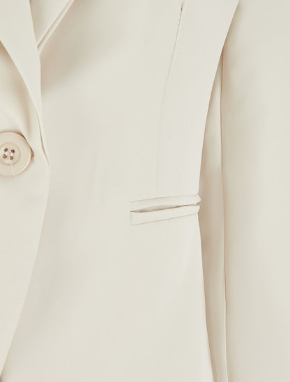 Blazer droit classique - Beige - 3