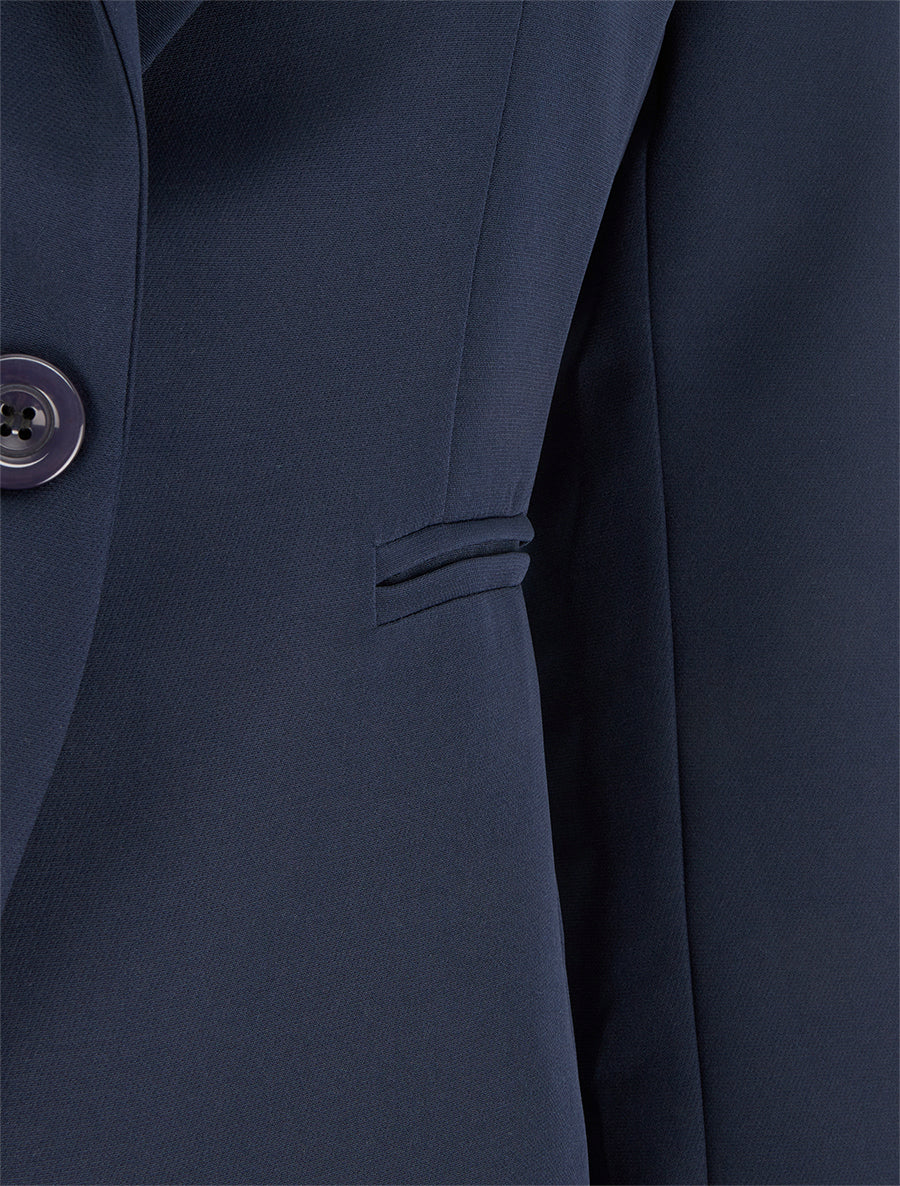 Blazer droit classique - Marine - 3