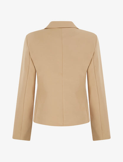 Blazer droit classique - Camel - 2
