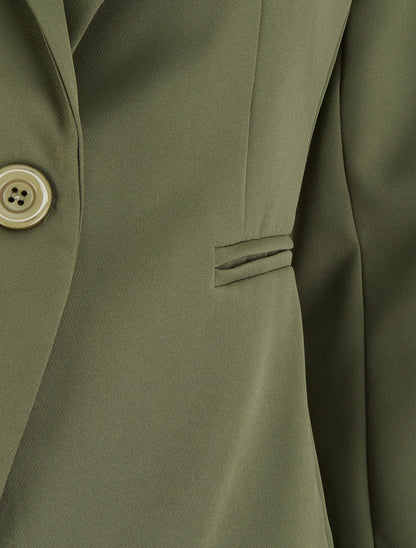 Blazer droit classique - Kaki - 3
