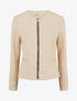 Veste en suédine zippée - Beige clair - 1