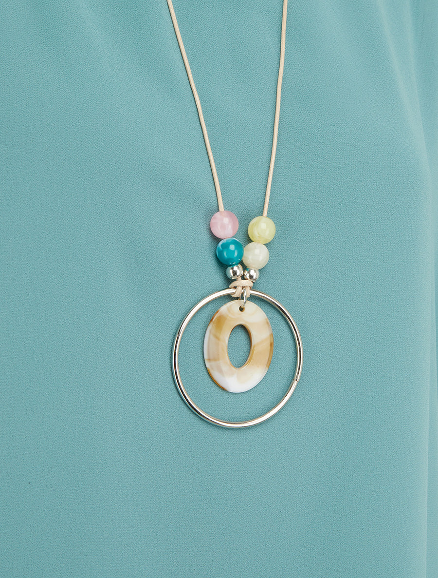 Top boule uni à manches courtes - Vert d&