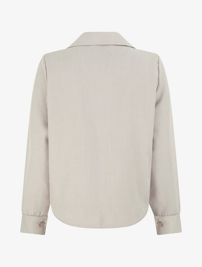 Asymmetrische geknoopte blouse - Mol