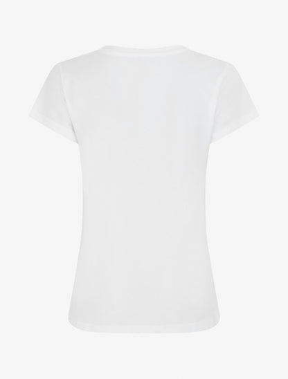 T-shirt à motif scooter strassé - Blanc - 2