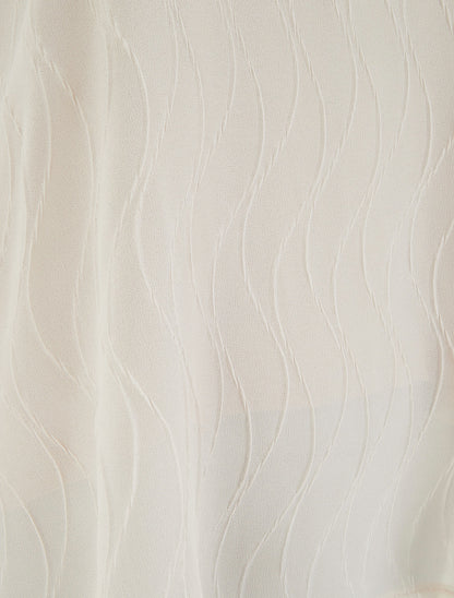 Caraco uni et texturé - Beige - 3
