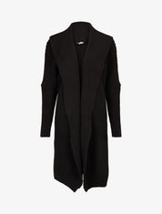 Gilet oversize ouvert - Noir - 1