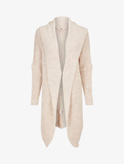Gilet oversize ouvert - Beige - 5