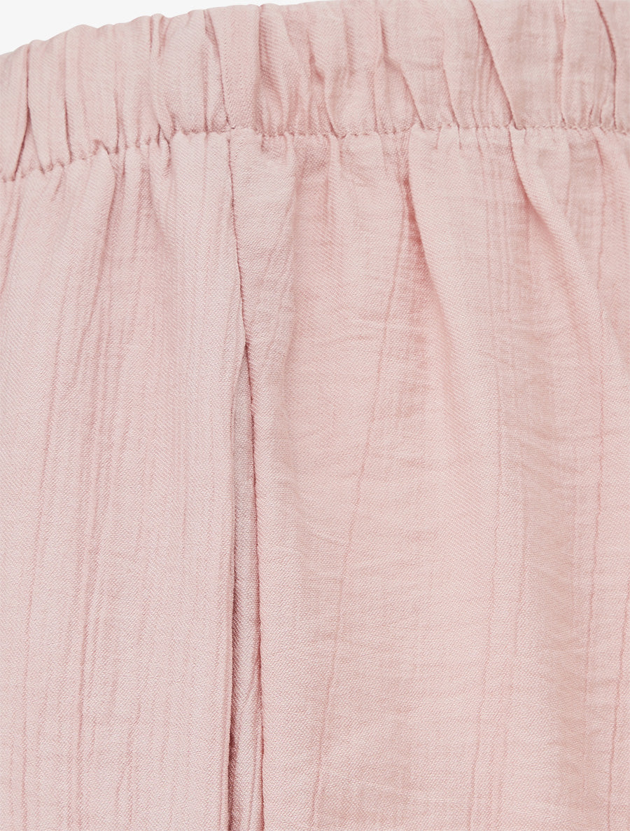 Pantalon style sarouel à bouts élastiqués - Vieux rose - 3