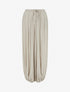 Pantalon style sarouel à bouts élastiqués - Taupe clair - 1