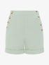 Short uni taille haute - Vert d&
