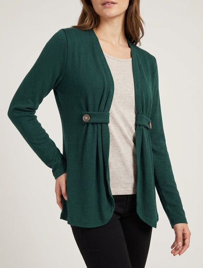 Vest met knoopjes in trompe-l&