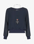 Top uni en voile - Marine - 5