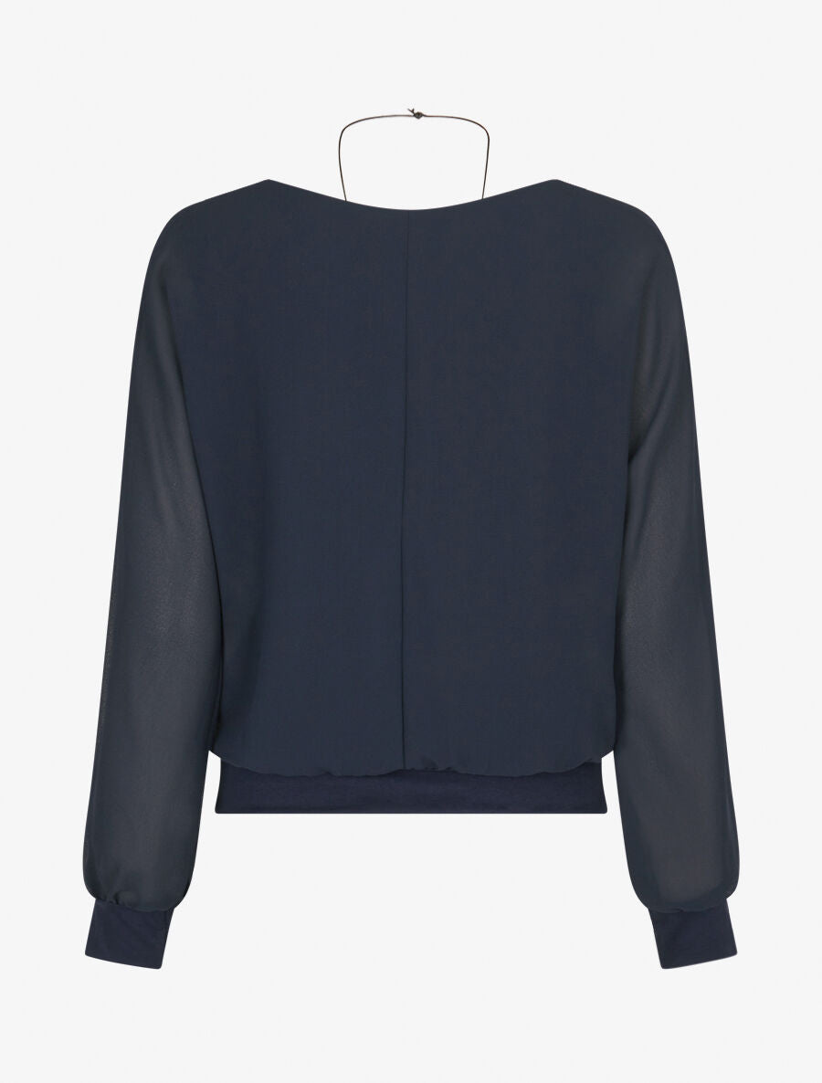 Top uni en voile - Marine - 2