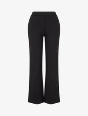 Pantalon uni coupe droite - Noir - 1