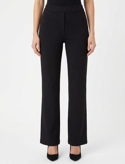 Effen rechte broek - Zwart