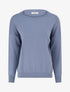Pull ample basique à col rond - Bleu clair - 1