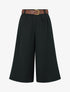 Bermuda ample taille haute - Noir - 1