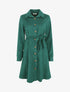 Robe chemise en suédine - Vert forêt - 1