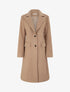 Manteau long droit classique - Camel - 1