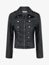 Veste simili style officier - Noir - 1