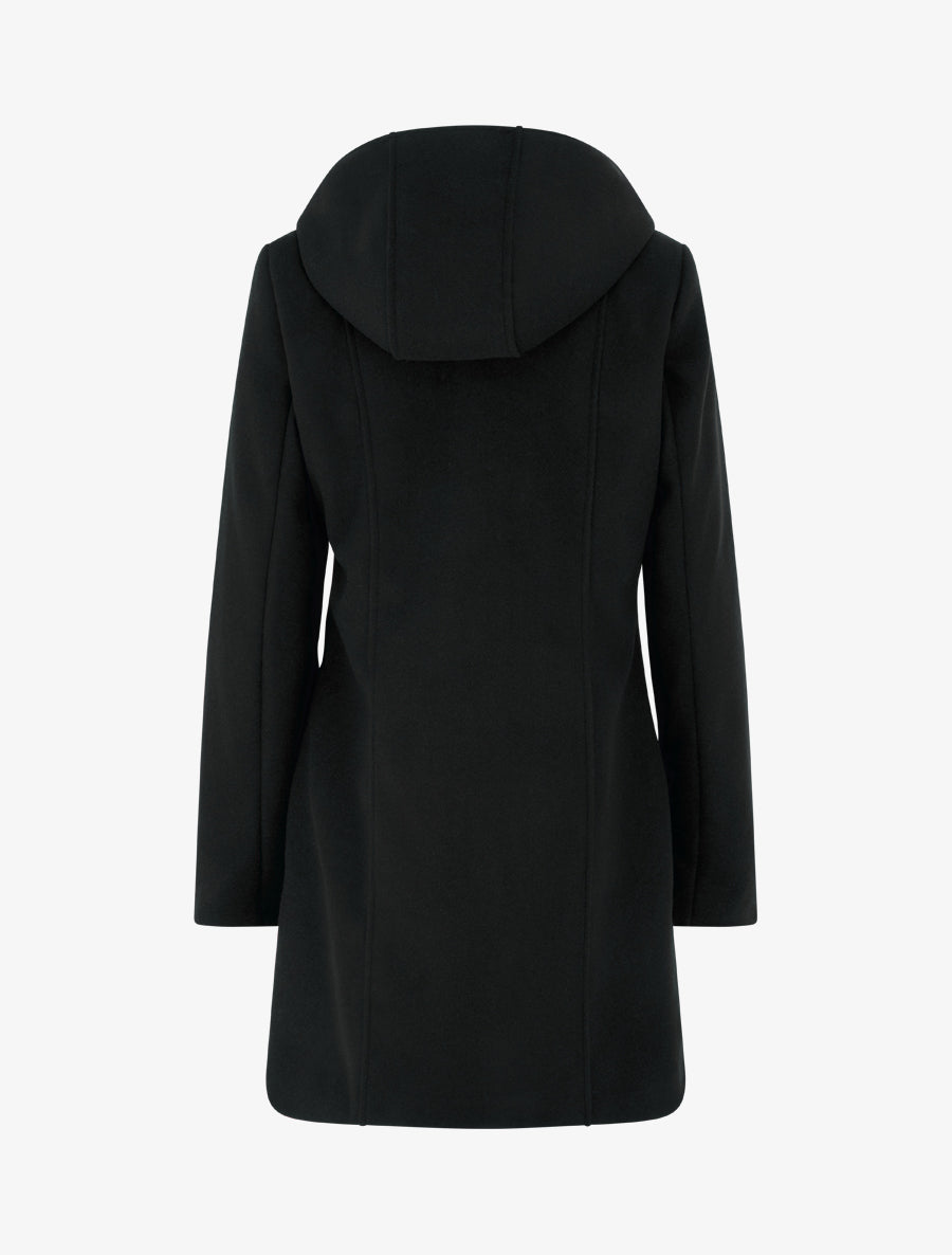 Duffle-coat droit long - Noir - 2