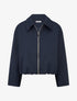 Bomber uni zippé - Marine - 1
