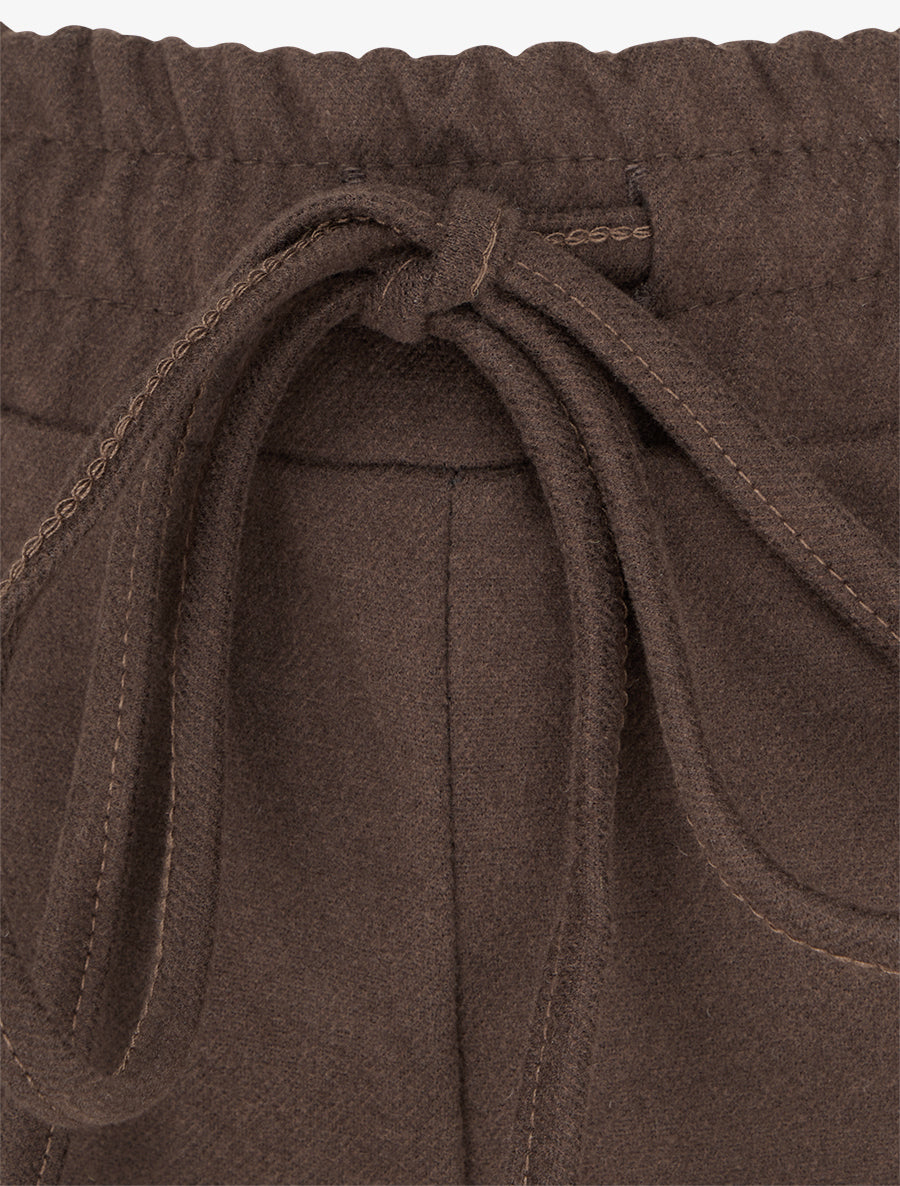 Pantalon style jogging - Marron - 3