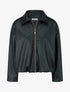 Bomber en simili coupe boule - Noir - 1