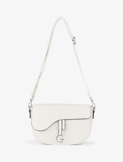 Sac besace Donna - Blanc - 3