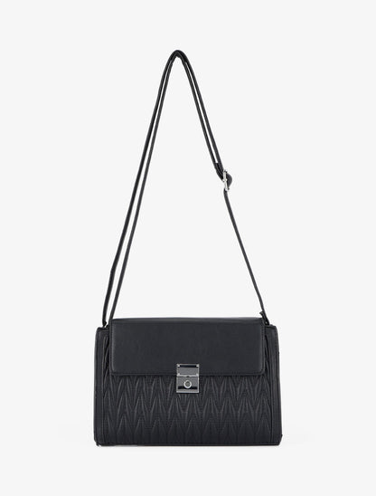 Sac besace Amanda - Noir - 3