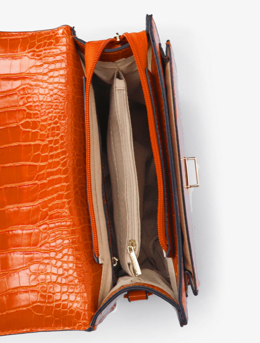 Sac à main Léo - Orange - 4
