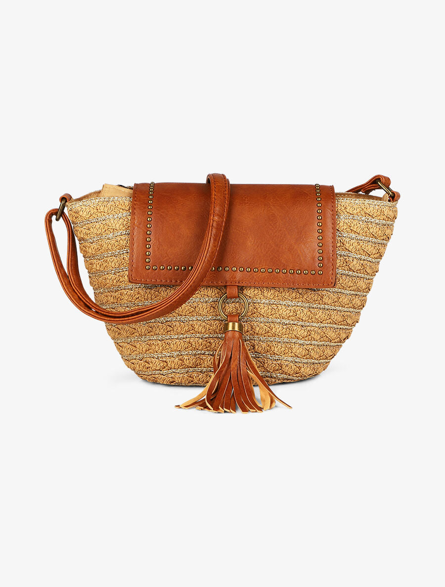Sac besace Paula - Camel/or - 5