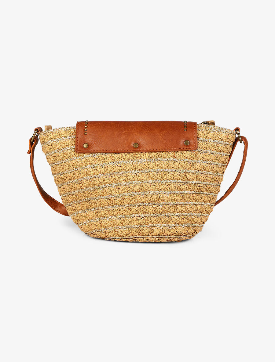 Sac besace Paula - Camel/or - 2