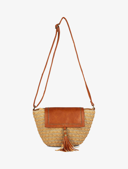 Sac besace Paula - Camel/or - 3