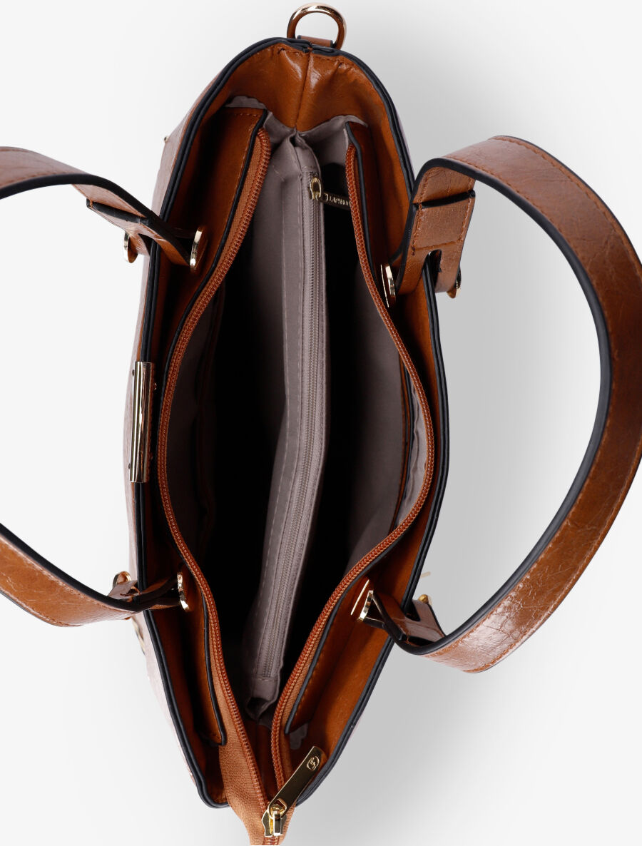 Sac cabas Frankie - Camel - 4