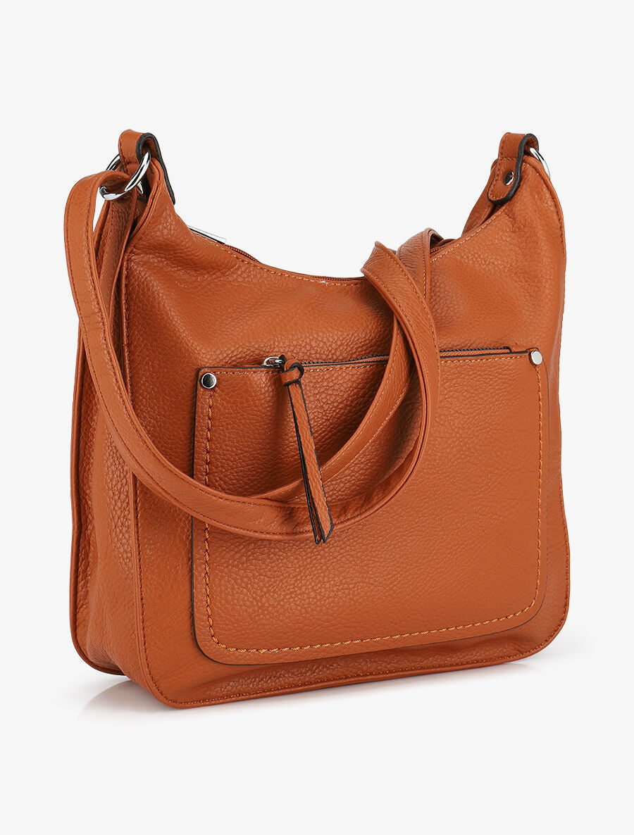 Sac bandoulière Danielle - Camel - 3