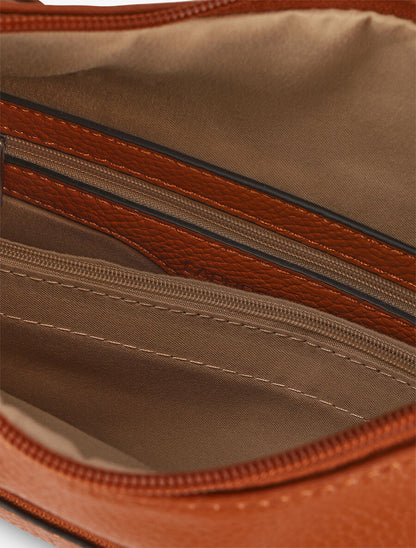Sac bandoulière Danielle - Camel - 4